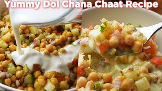 Yummy Doi Chana Chaat Recipe [upl. by Lambart]