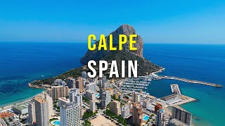 4K Calpe 🇪🇸 Spain  Bicycle Tour January 2024 La Fosa Beach and Arenal Beach [upl. by Nylek]