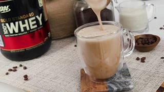 Gold Standard 100 Whey Protein Coffee Recipe [upl. by Enyr688]