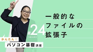 【ファイルの拡張子：拡張子のトラブルを避ける！】パソコン基本操作㉔：拡張子って何？表示・非表示の切り替え方と拡張子の重要性を解説！ [upl. by Arimak361]