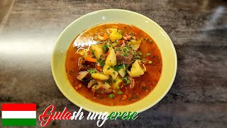 Gulash ungherese ricetta originale ⭐ How to cook hungarian goulash ⭐ Gulas unguresc ⭐ [upl. by Neelyahs623]