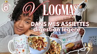 🕯️VLOGMAS 8  Ce que je mange pour CHOUCHOUTER ma DIGESTION  Mes rituels bienêtre du moment [upl. by Amend85]