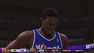 【2K25 NBA】All Time Sacramento Kings vs All Time Dallas Mavericks [upl. by Nortal]