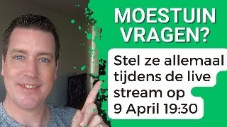 MOESTUIN LIVE APRIL  Moestuin advies live stream [upl. by Iaria]