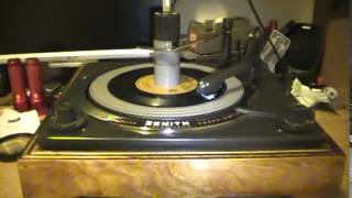 1958 Zenith Cobramatic High Fidelity stereo turntable [upl. by Ecenaj]