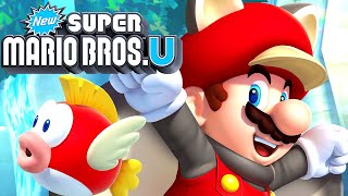 New Super Mario Bros U Walkthrough Part 3  Sparkling Waters 100 [upl. by Zat]