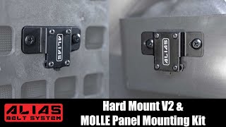 Alias V2 Hard Mount amp MOLLE Panel Kit [upl. by Adnalue]