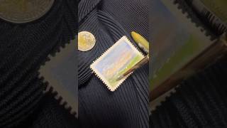 🤩 Texas ASMR Watercolor Part2 Miniature Original Landscape by Shocouf shorts art relaxing [upl. by Idarb]