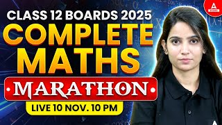 Class 12 Maths in One Video  Complete Maths Maha  Marathon  Target 8080🔥 By Anu Maam [upl. by Aralk]