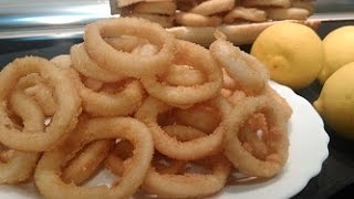 CALAMARES CON REBOZADO RÁPIDO En 1 minuto [upl. by Calendra]