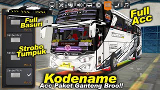 Baru Lagi❗Kodename Acc Paket Ganteng 😱 Acc JB3 MN x RPC BUSSID V42 [upl. by Eilarol]