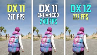 PUBG  DirectX 11 vs DirectX 11 Enhanced vs DirectX 12 Update 251 [upl. by Esihcoc]