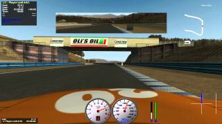 TORCS steering wheel setup and practice on Corkscrew [upl. by Ezeerb]