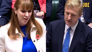 HIGHLIGHTS Angela Rayner takes on Oliver Dowden at PMQs [upl. by Dunlavy]