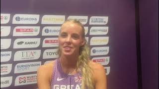 Keely Hodgkinson defends her European 800m title [upl. by Hertz]