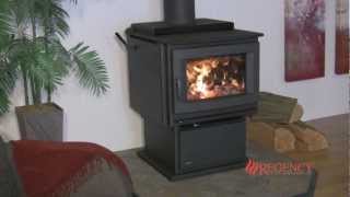 ProSeries F5100 Extra Large Hybrid Wood Burning Stove by Regency [upl. by Suinotna]