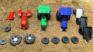 mini tractor Ford tractor aur Johan dheere Tractor ke body parts fix kiye  Krishna toy [upl. by Almena]