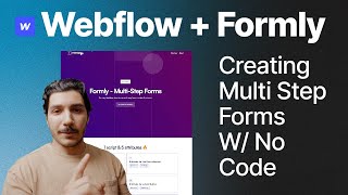 How to Make Multi Step Forms in Webflow with No Code [upl. by Ajin]