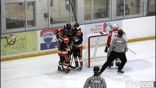 PJHL  Norwich Merchants vs New Hamburg Firebirds [upl. by Berlyn]