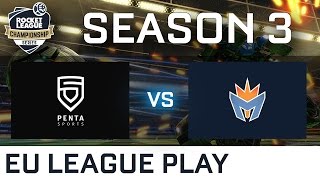 Penta Sports vs MockIt Esports EU League Play  RLCS S3 [upl. by Licht589]