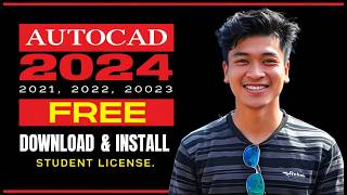 How to Download and Install AutoCAD 2024 [upl. by Einavoj]