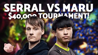 SERRAL vs MARU GOAT BATTLE  40000 Masters Coliseum 6 Group A Bo3 ZvT  StarCraft 2 [upl. by Meri]