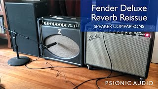 Fender Deluxe Reverb Reissue  Speaker Comparisons [upl. by Lauter]