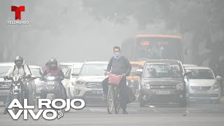 Contaminación severa e incontrolable en India  Al Rojo Vivo  Telemundo [upl. by Bibi]