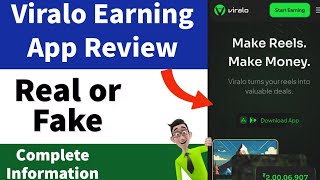 Viralo App Real or Fake  Viralo Earning App Review  Withdrawal Proof  Scam or Legit [upl. by Neerroc]