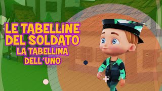 Tabellina delluno  Le tabelline del soldato  baby dance  canzoni per bambini  musica per bimbi [upl. by Ynatsed754]