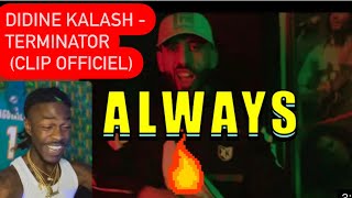 AMERICAN REACTS TO NEW DIDINE KALASH  TERMINATOR Clip Officiel 🔋🔋🔋🔥🔥🔥🔥🇩🇿🇩🇿 [upl. by Retniw318]