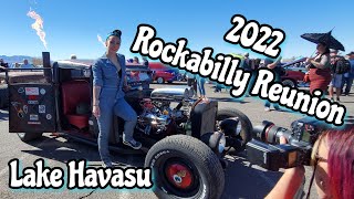 2022 Rockabilly Reunion Car Show  Lake Havasu  Part One [upl. by Nodnyl]