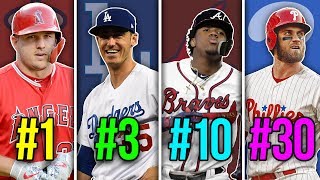 RANKING THE BEST PLAYERS IN MLB [upl. by Kendal]