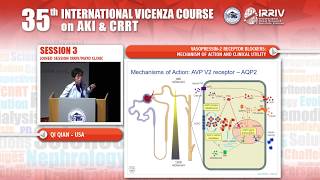 Vasopressin2 receptor blockers mechanism of action and clinical utility  Q Qian [upl. by Alam362]