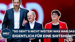 DEUTSCHLAND SPDBeben quotSo gehts nicht weiter Was war das eigentlich für eine Shitshowquot [upl. by Ahsei898]