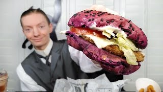 Burger Kings NEW Addams Family Menu Review [upl. by Kremer]