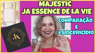 MAJESTIC DE JA ESSENCE DE LA VIE CONTRATIPO DE BAISER VOLÉ DE CARTIER RESENHA E COMPARAÇÃO VEM VER [upl. by Gram14]