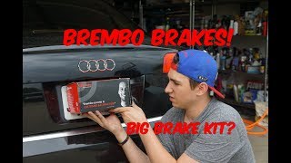 Installing Brembos on Audi A4 [upl. by Albin]