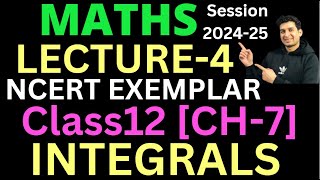 CLASS12  MATHS  CH7  INTEGRALS  NCERT EXEMPLAR PART4 [upl. by Aihsal]