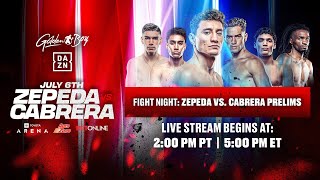 GOLDEN BOY FIGHT NIGHT  William “El Camarón” Zepeda vs Giovanni Cabrera Prelims [upl. by Tedd]