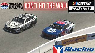 iRacing AI 2024 NASCAR Cup Series Race 16 at Sonoma Raceway [upl. by Rudman]