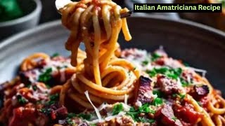 Italian Amatriciana Recipe from Lazio Region [upl. by Aicercul852]