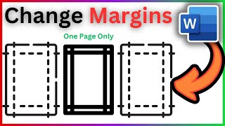 How To Change Margins On 1 Page Only In Word  Full Guide [upl. by Carissa]