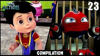 Vir The Robot Boy amp Rollbots  Compilation 23  Action show for kids  WowKidz Action [upl. by Atnauq]