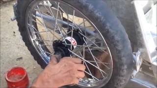 putting up the side wheel of a tricycle filipino style [upl. by Redliw]