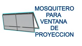 🕵️‍♂️MOSQUITERO PARA VENTANA DE PROYECCION👷‍♂️ [upl. by Nij]