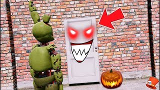 SPRINGTRAPS SECRET HORROR DOOR GTA 5 Mods FNAF RedHatter [upl. by Lliw]