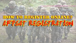 How to register AFPSAT EXAMINATION  Tutorial [upl. by Pedrotti]