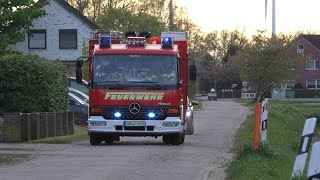 Gebäudebrand mit Vermissten Freiwillige Feuerwehr Ihlowerfehn und Simonswolde [upl. by Gove]