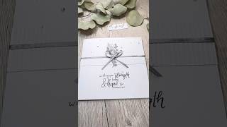 ✝️ Simple Trauerkarte basteln handmadecards kartenbasteln [upl. by Hartfield796]